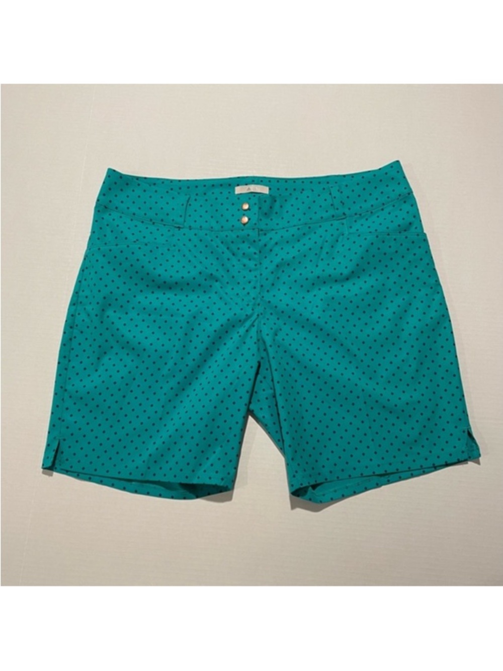 ADIDAS Nordic Green Diamond Print Golf Athletic Shorts Women’s Size 10
